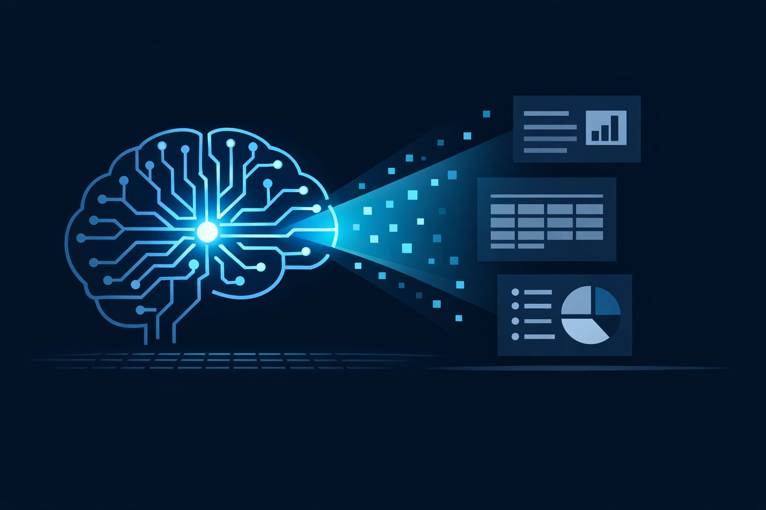 AI Agent scanning structured data