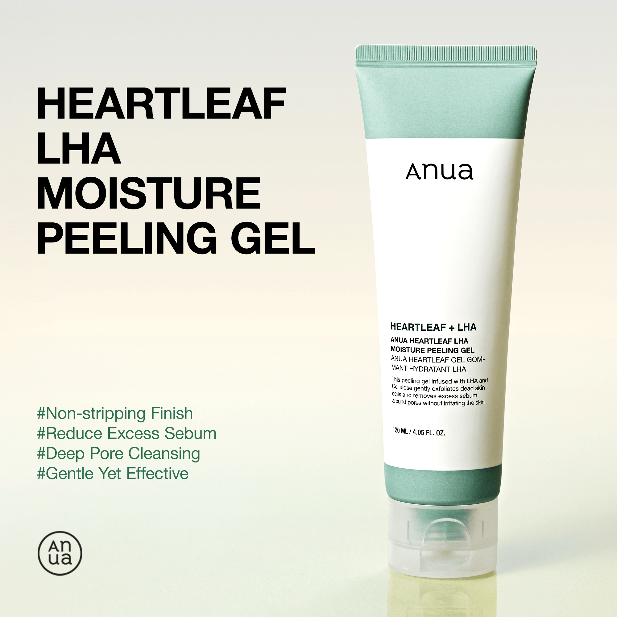 Anua PDRN Hyaluronic Acid Moisturizing Cleansing Foam tube
