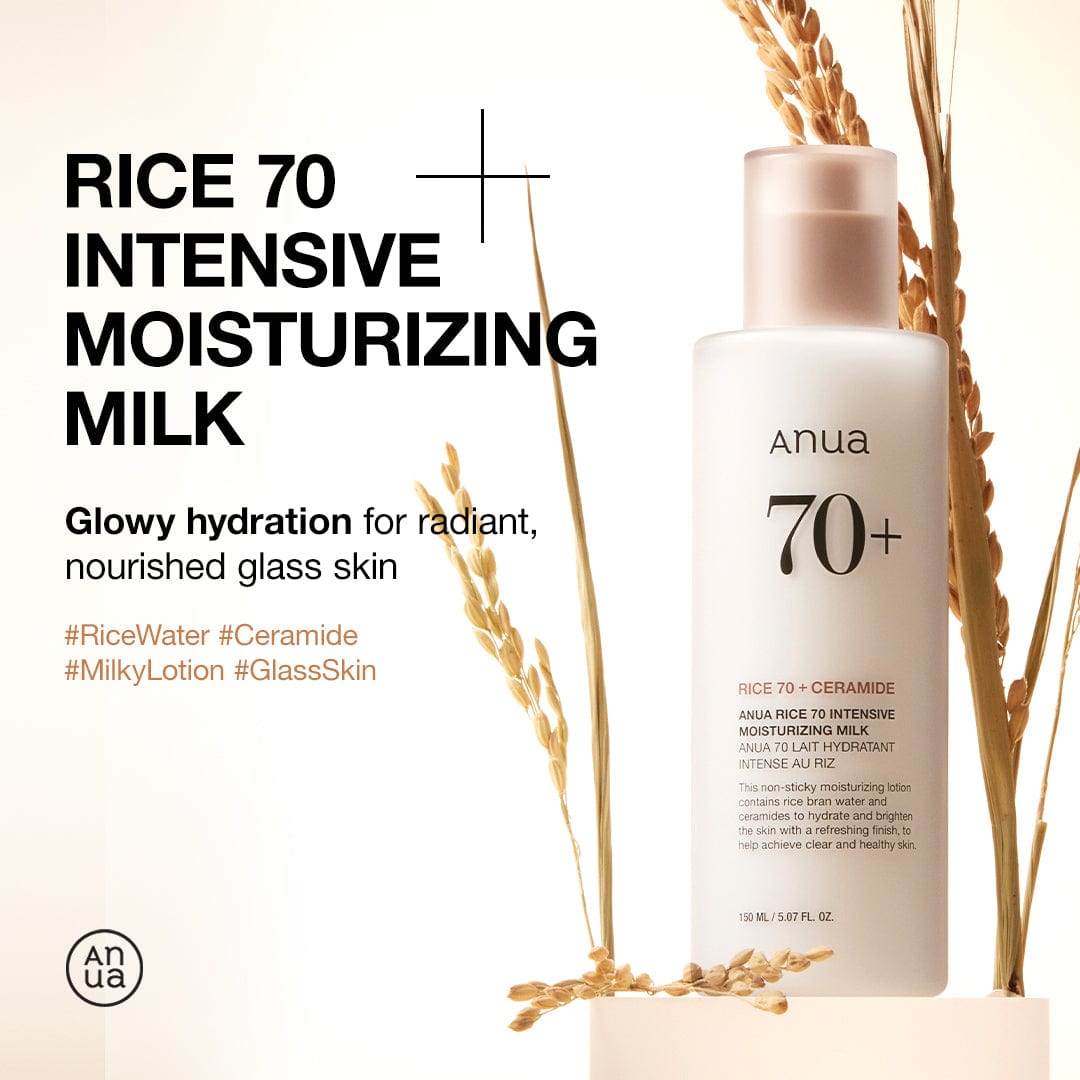 Anua Rice 70 Glow Milky Toner bottle