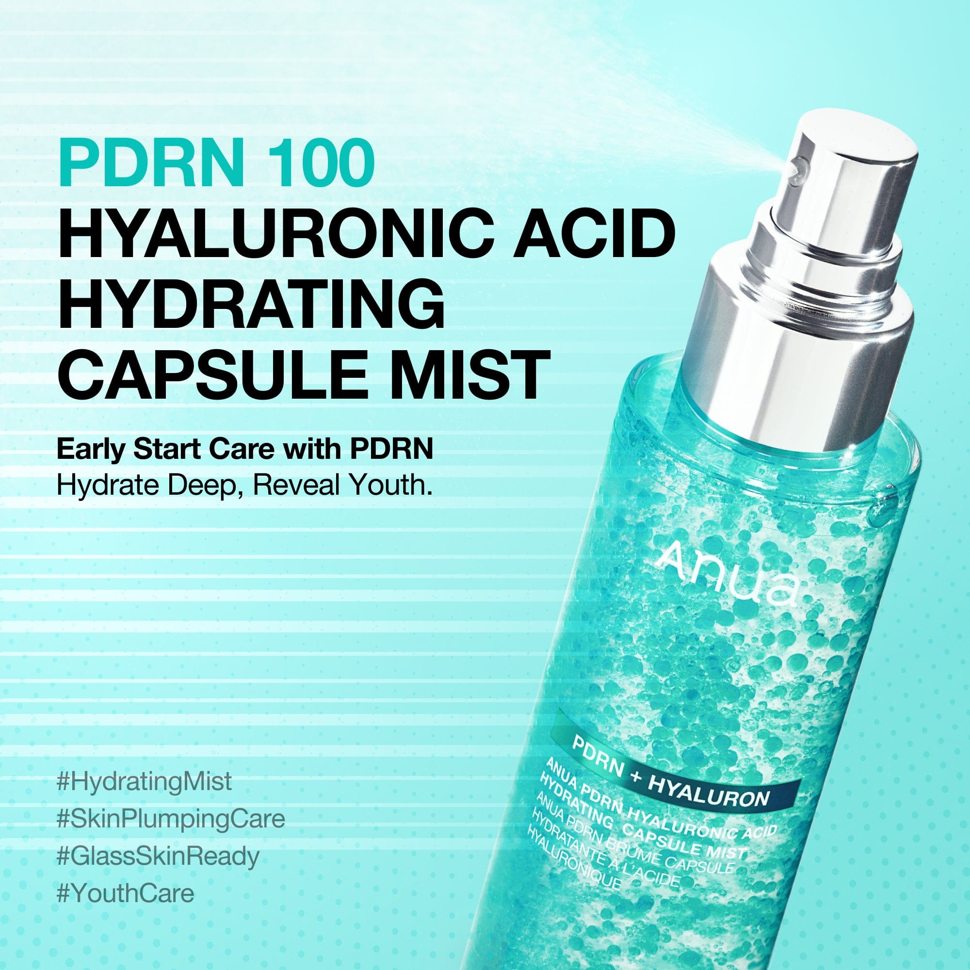 Anua PDRN 100 Hyaluronic Acid Booster Toner bottle