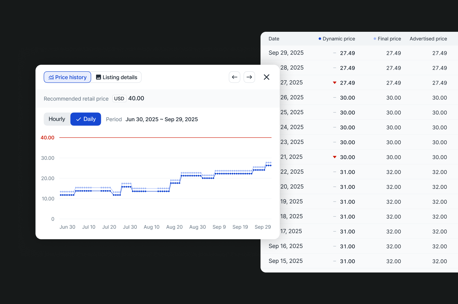 바이박스 및 가격 무결성 회복